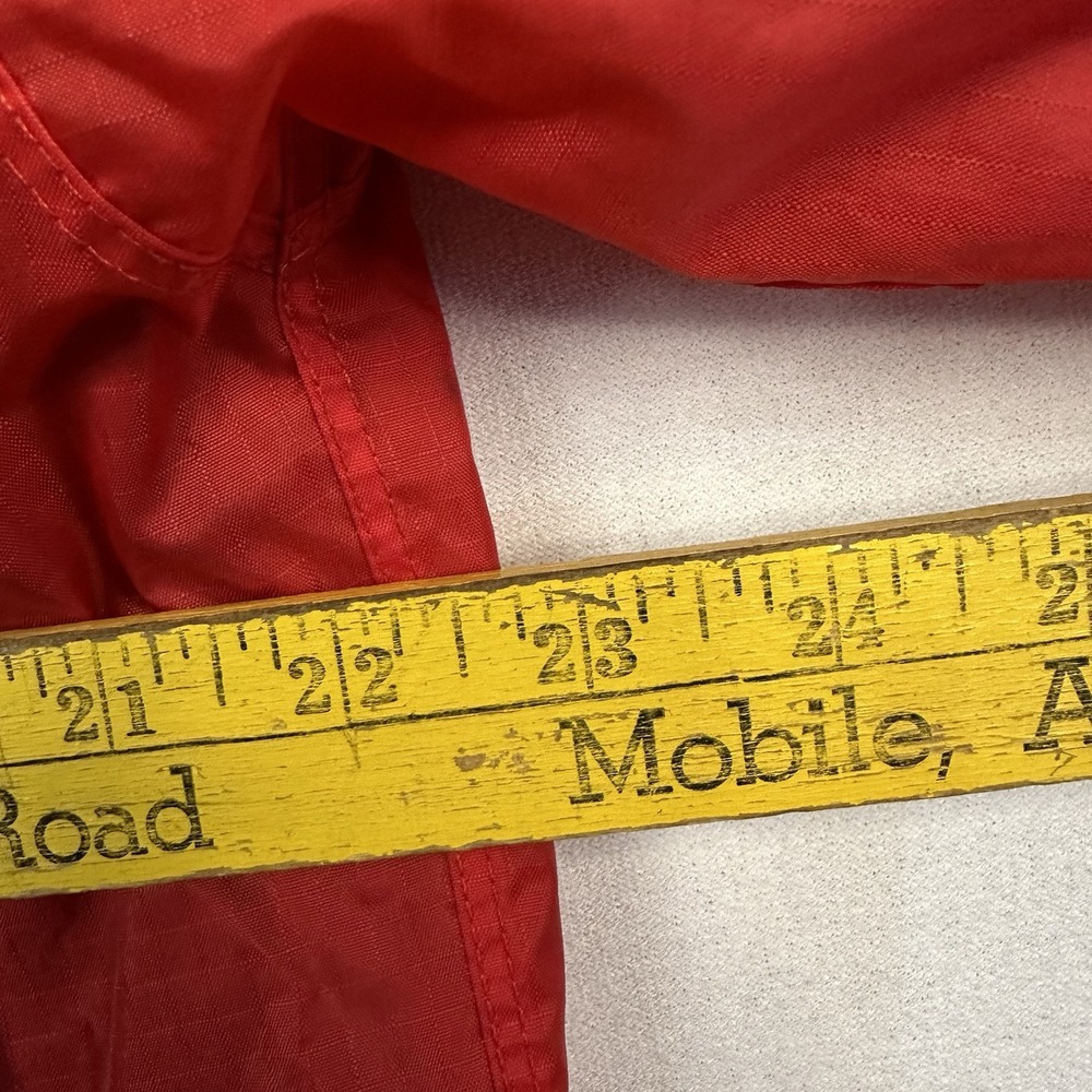Sterns Dry Wear Jacket‎ Men's Medium Hooded Rain Jacket Waterproof Red *Flawed* - Picture 6 of 14